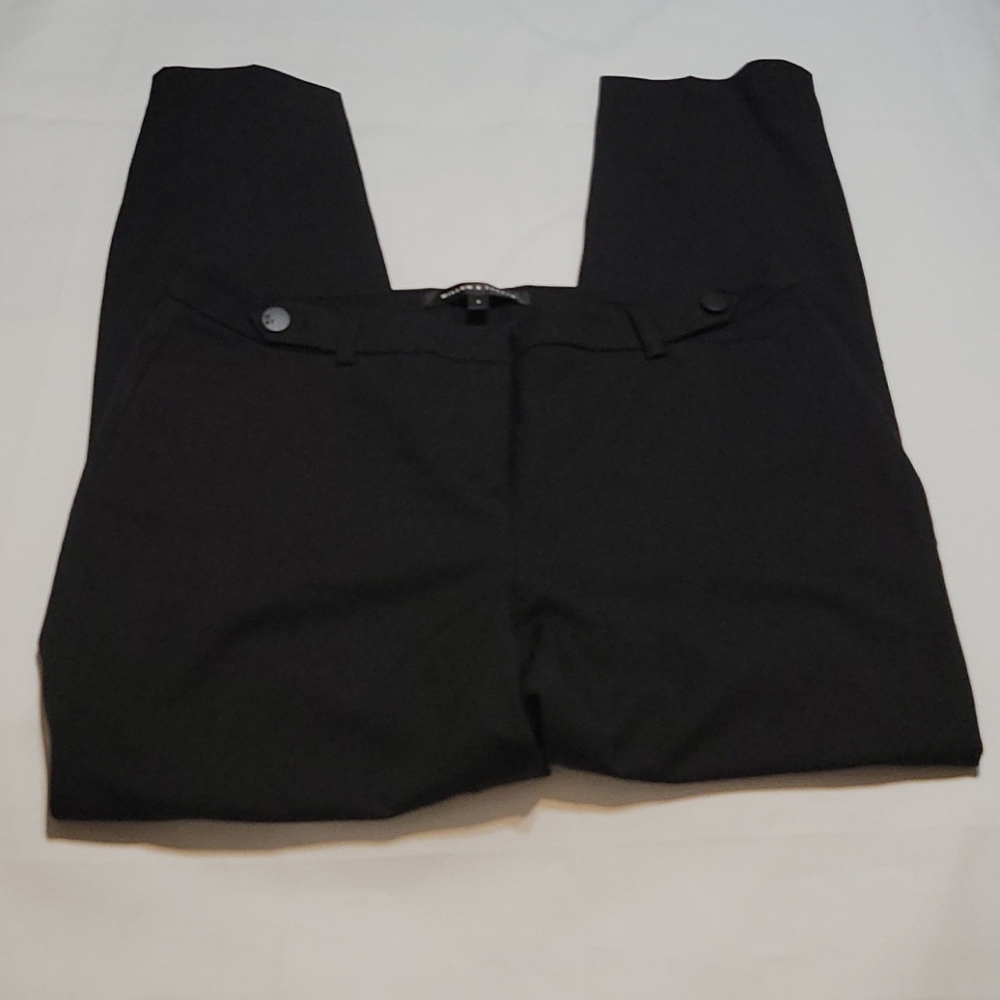 Willow and Thread Black straight leg dress pants size 4